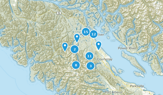 Strathcona D, British Columbia Map