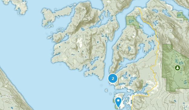 Sunshine Coast A, British Columbia Map