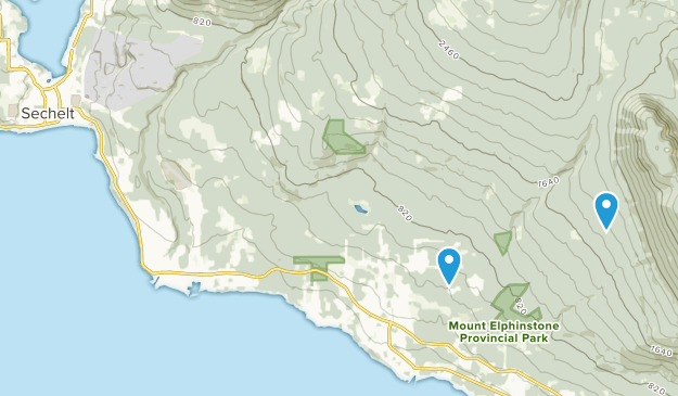 Sunshine Coast D, British Columbia Map