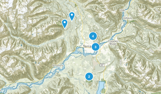 Terrace, British Columbia Map