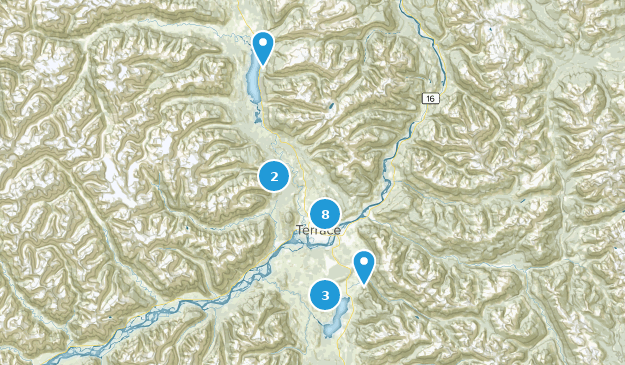 Terrace, British Columbia Map