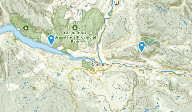 Thompson-Nicola, British Columbia Map