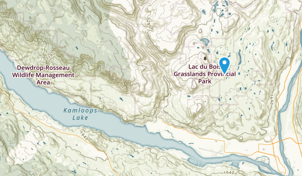 Thompson-Nicola J, British Columbia Map