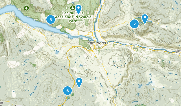 Thompson-Nicola J, British Columbia Map