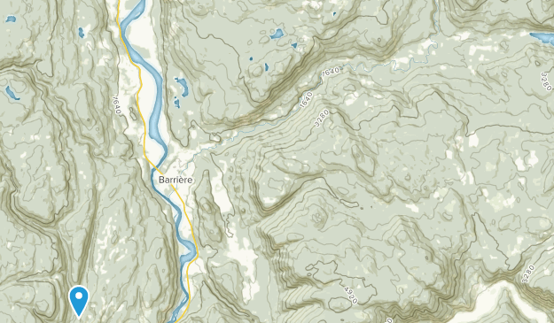 Thompson-Nicola O, British Columbia Map