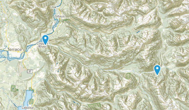 Thornhill, British Columbia Map