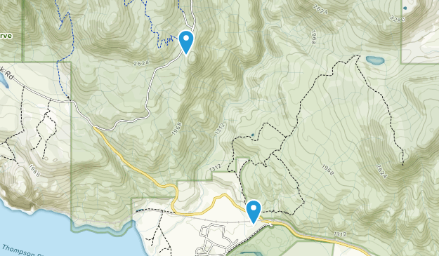 Tranquille, British Columbia Map