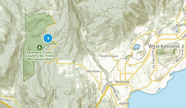 Tsinstikeptum 9, Columbia Británica Map