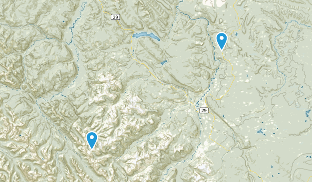 Tumbler Ridge, British Columbia Map