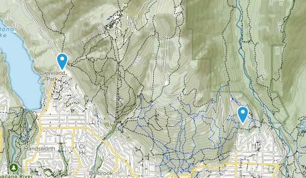 Upper Lynn, British Columbia Map