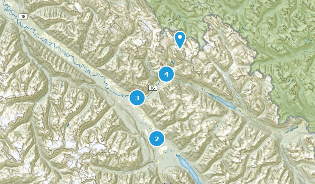 Valemount, Colombie-Britannique Map