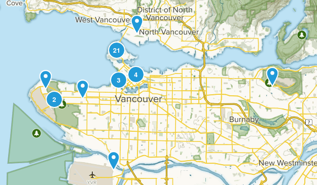 Vancouver, British Columbia Map