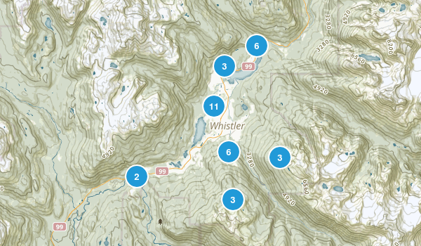 Whistler, British Columbia Map