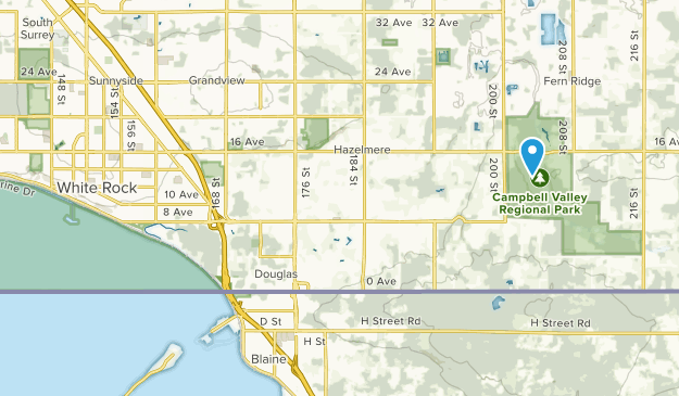 White Rock, British Columbia Map