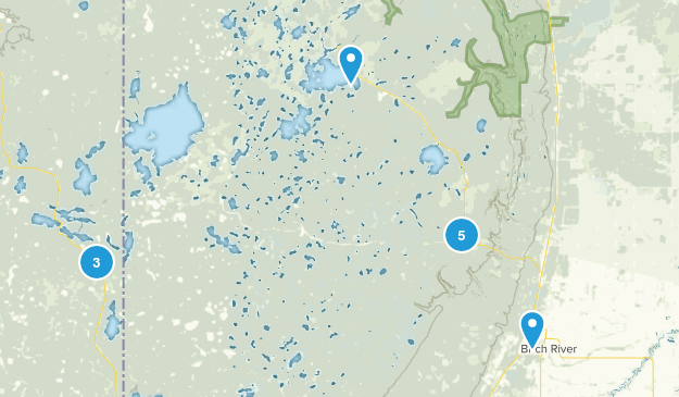 Birch River, Manitoba Map
