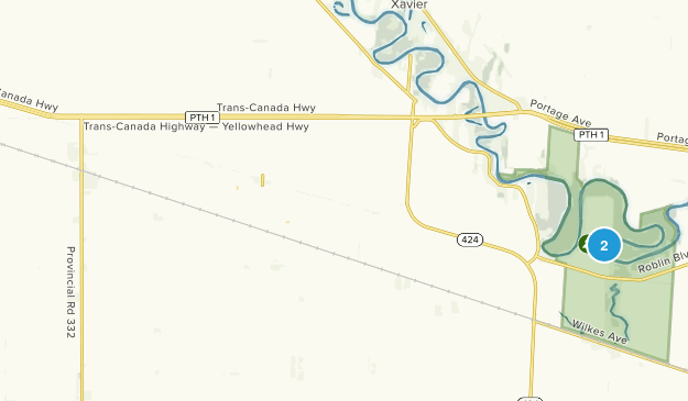 Cartier, Manitoba Map