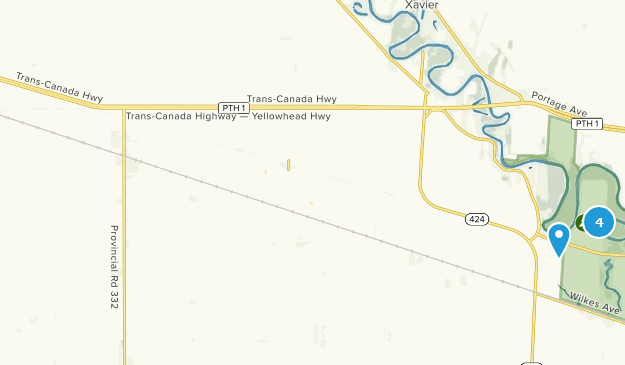 Cartier, Manitoba Map
