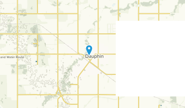 Dauphin, Manitoba Map