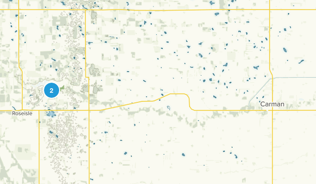 Dufferin, Manitoba Map