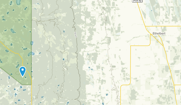 Ethelbert, Manitoba Map