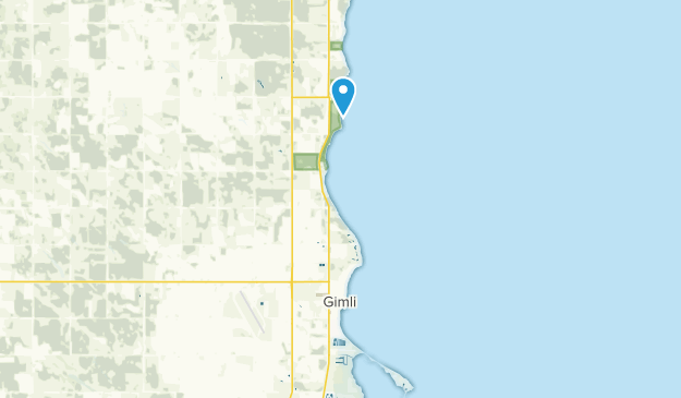 Gimli, Manitoba Map