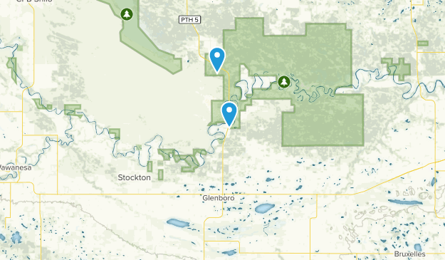 Glenboro-South Cypress, Manitoba Map