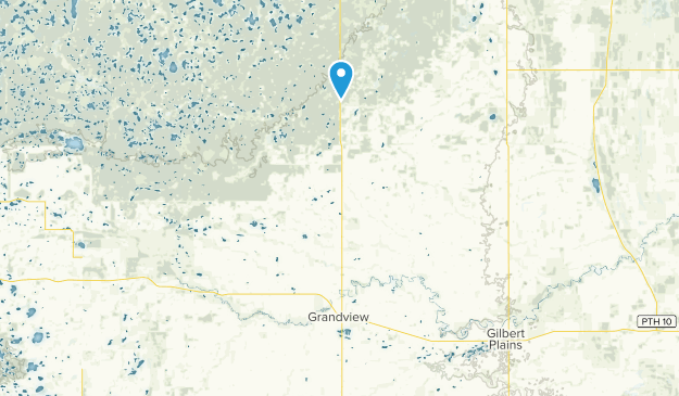 Grandview, Manitoba Map