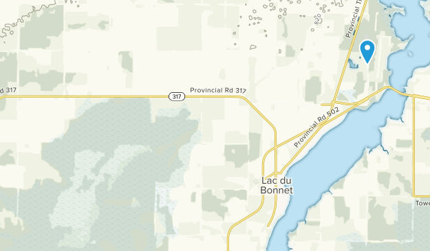 Lac-du-Bonnet, Manitoba Map