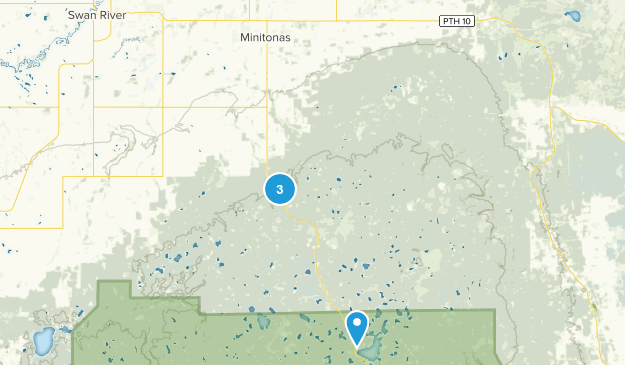 Minitonas, Manitoba Map