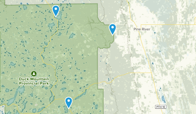 Pine River, Manitoba Map
