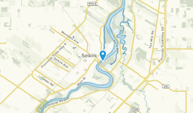 Selkirk, Manitoba Map