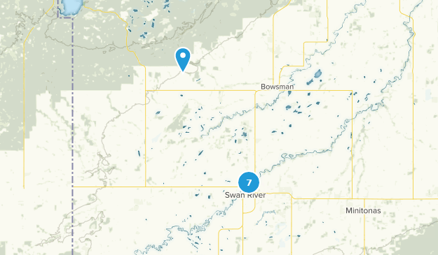 Swan River, Manitoba Map