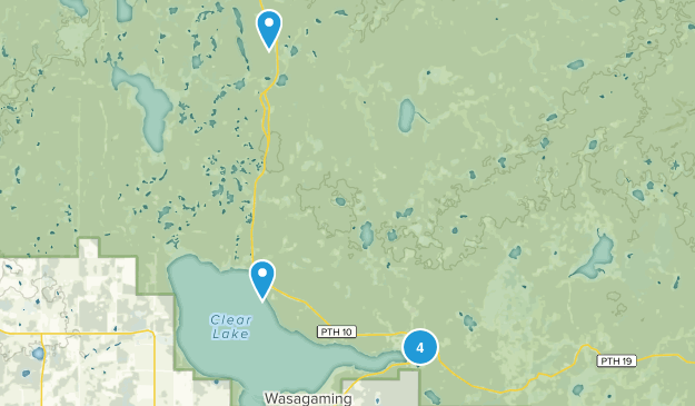 Wasagaming, Manitoba Map