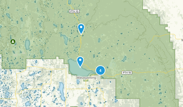 Wasagaming, Manitoba Map