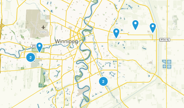 Winnipeg, Manitoba Map