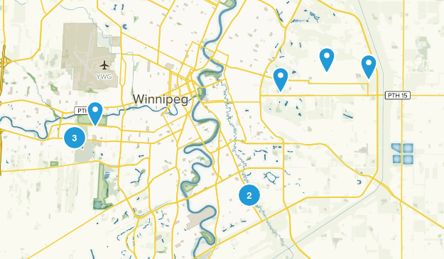 Winnipeg, Manitoba Map