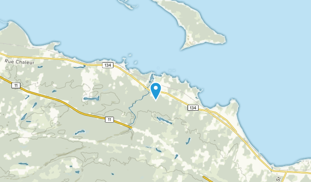Benjamin River, New Brunswick Map