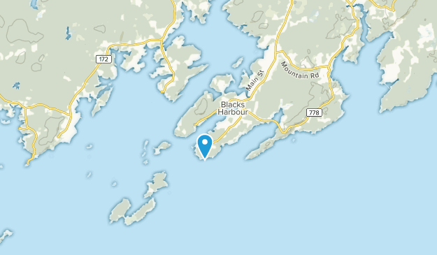 Blacks Harbour, Nouveau-Brunswick Map