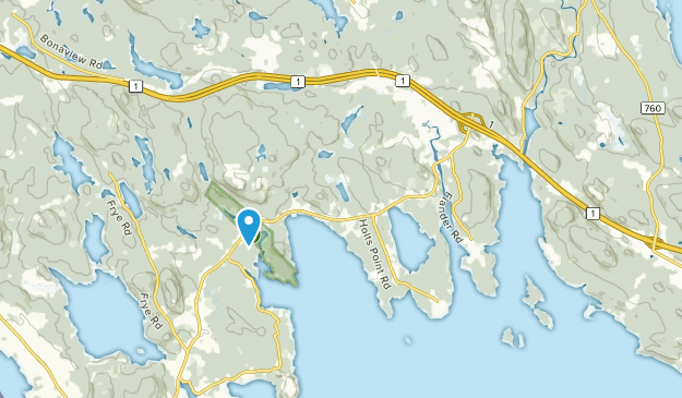 Bocabec, New Brunswick Map