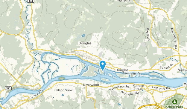 Douglas, New Brunswick Map