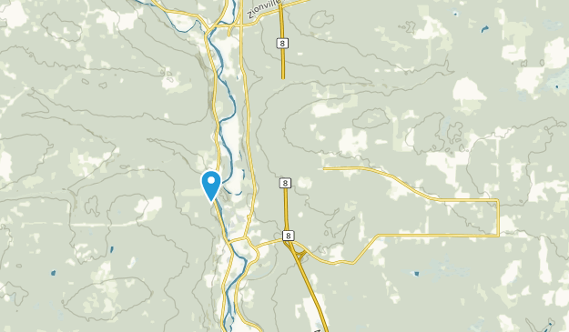 Durham Bridge, New Brunswick Map