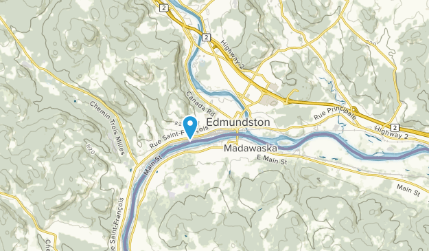 Edmundston, New Brunswick Map