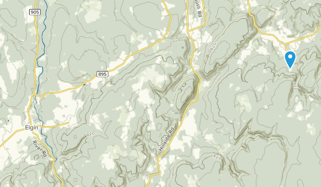 Elgin, Nouveau-Brunswick Map