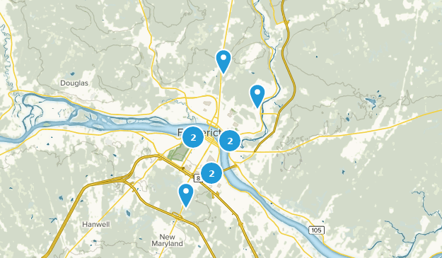 Fredericton, Nouveau-Brunswick Map