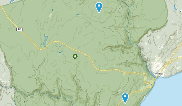 Fundy National Park, New Brunswick Map
