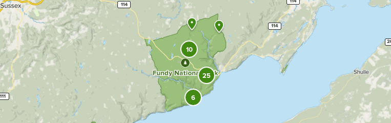 Fundy National Park Map Best 10 Trails And Hikes In Fundy National Park | Alltrails