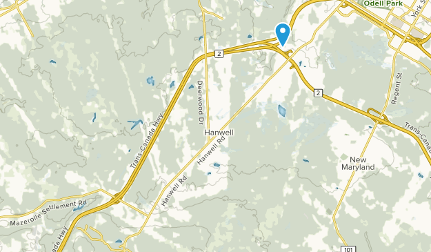 Hanwell, Nouveau-Brunswick Map