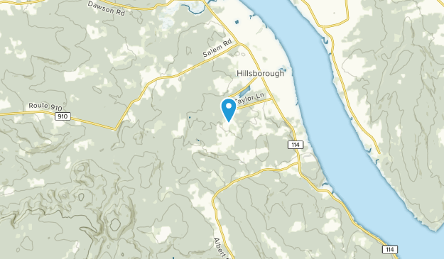 Hillsborough Parish, New Brunswick Map