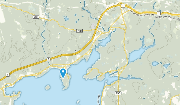 Lepreau, New Brunswick Map