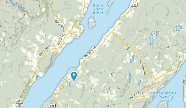 Long Reach, Nouveau-Brunswick Map